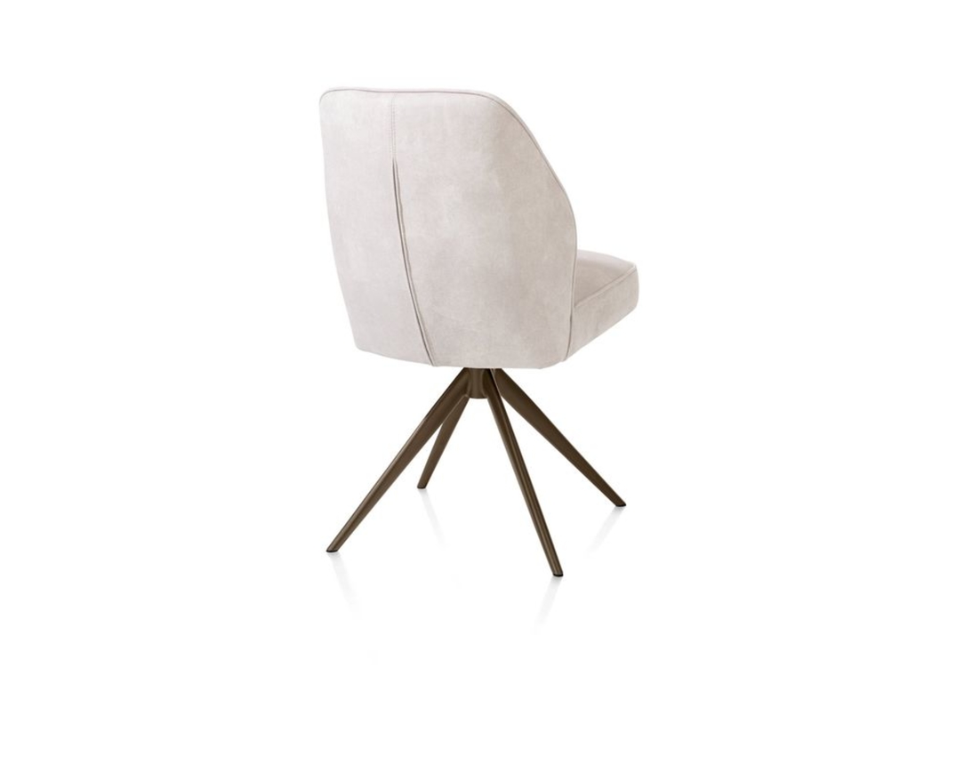 Henders & Hazel Stuhl "Bell", drehbar, Kiesel/steelbrown - Kiesel/Steelbrown - 2