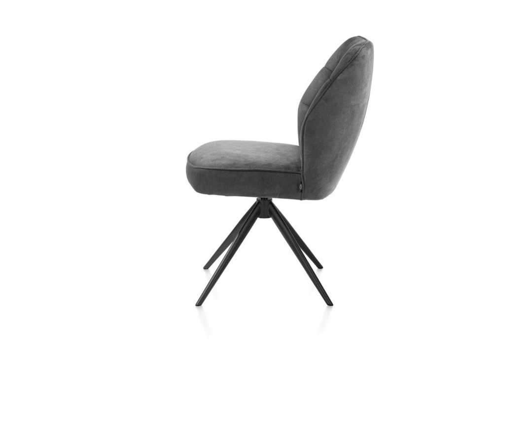 Henders & Hazel Stuhl "Bell", drehbar, anthrazit - Anthrazit - 4