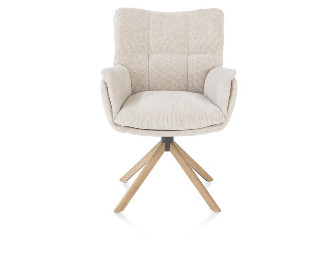 Henders & Hazel Armlehnstuhl "Juna", cremefarben - creme - 1