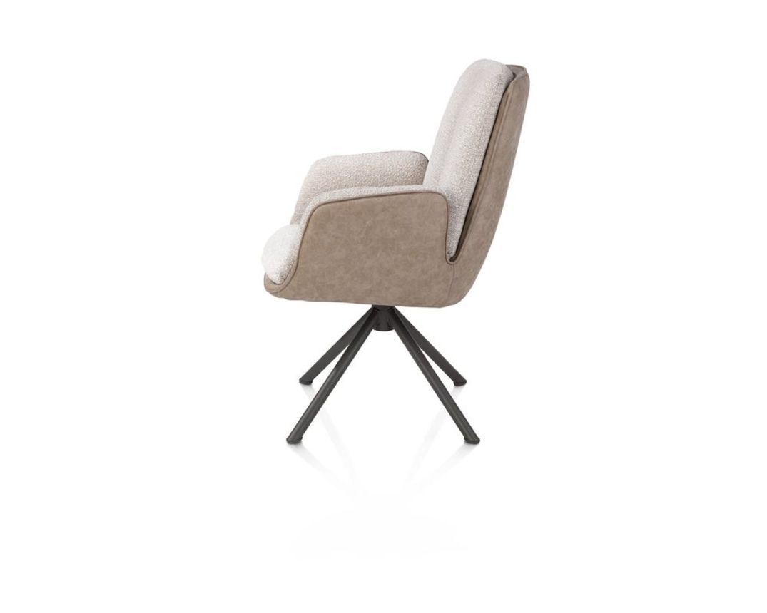 Henders & Hazel Armlehnstuhl "Theros", beige - Oregon/Sevilla beige - 4