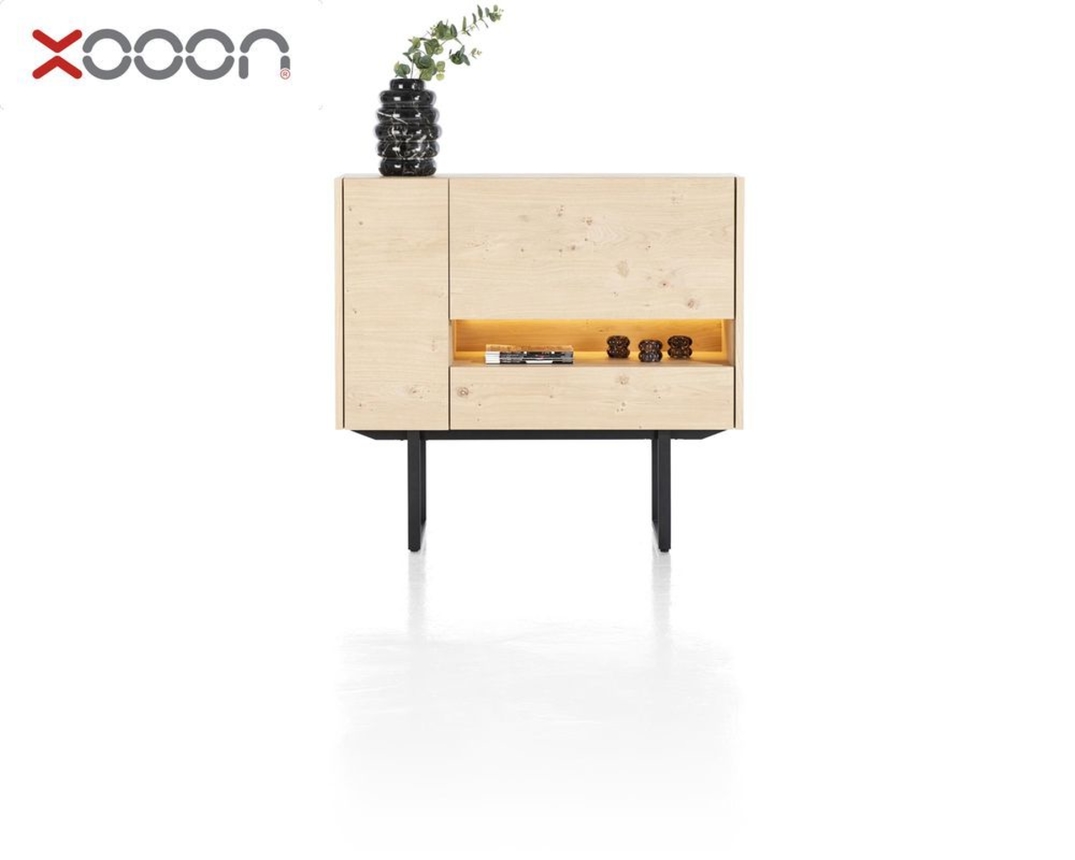 XOOON Highboard "Modali" mit LED-Beleuchtung - Natural Oak - 1