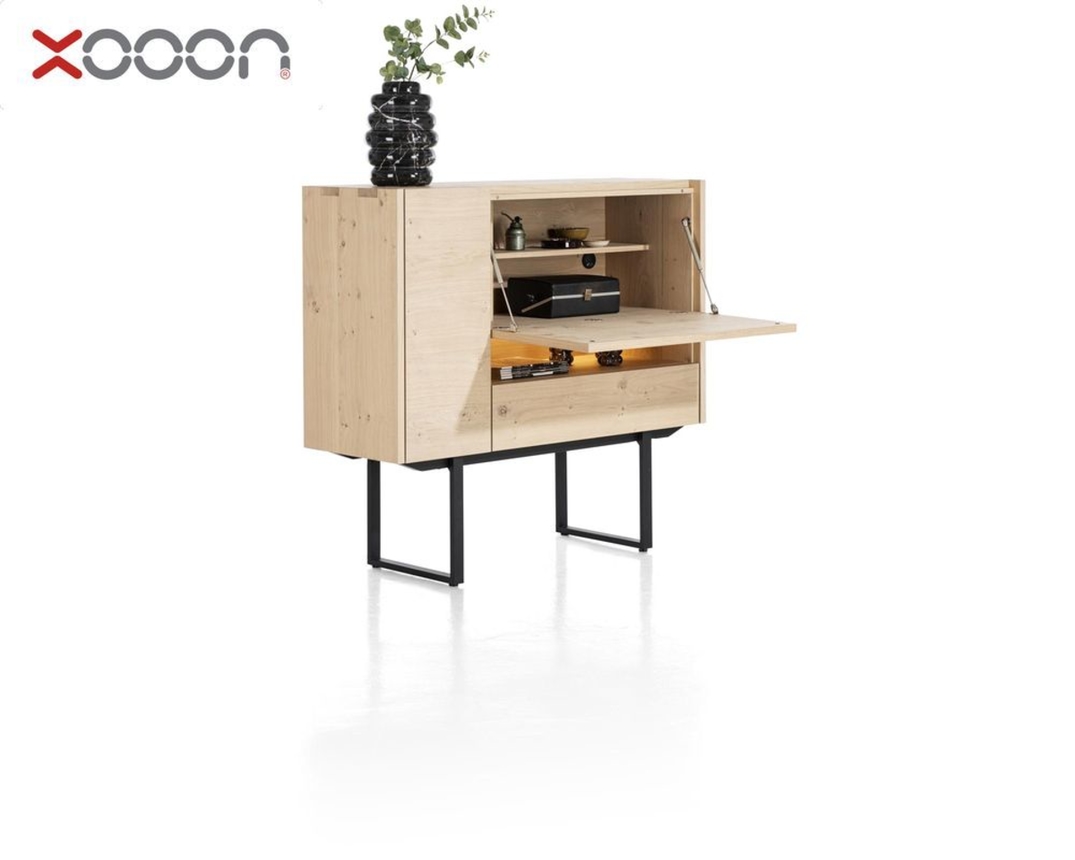 XOOON Highboard "Modali" mit LED-Beleuchtung - Natural Oak - 4