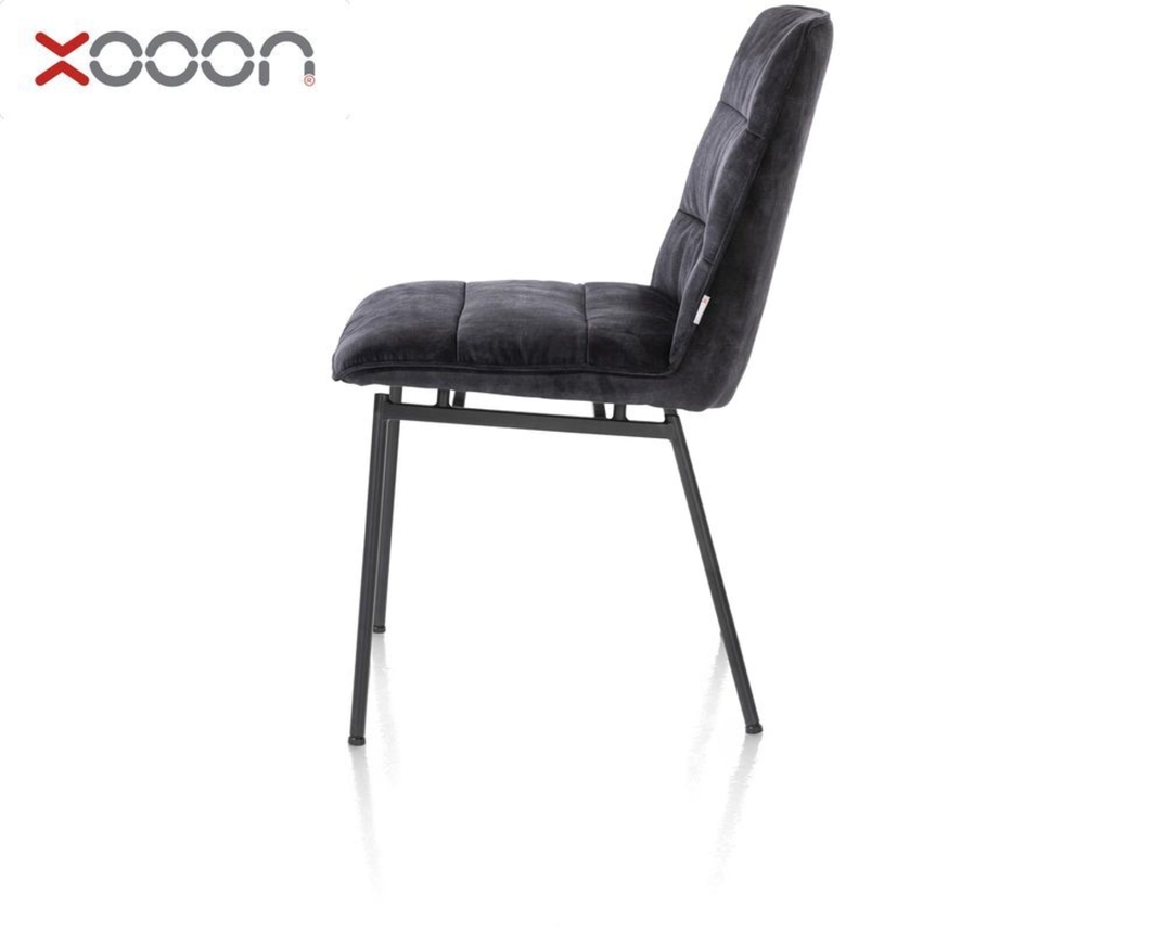 XOOON Esszimmerstuhl "Aurora", schwarz - Schwarz - 3