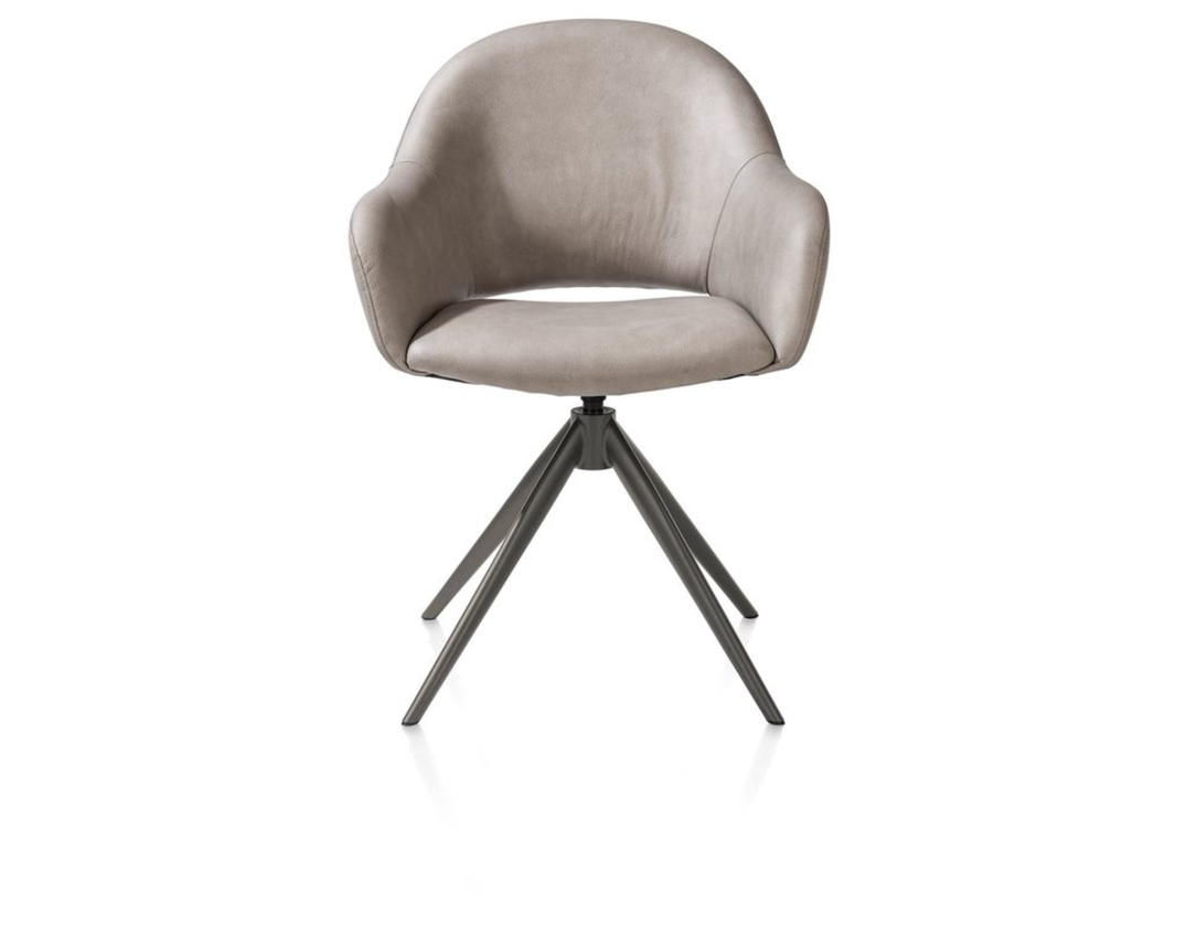 XOOON Armlehnstuhl "Finn", hellgrau - Hellgrau - 1