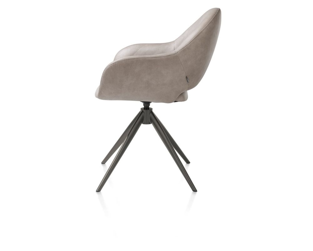 XOOON Armlehnstuhl "Finn", hellgrau - Hellgrau - 3