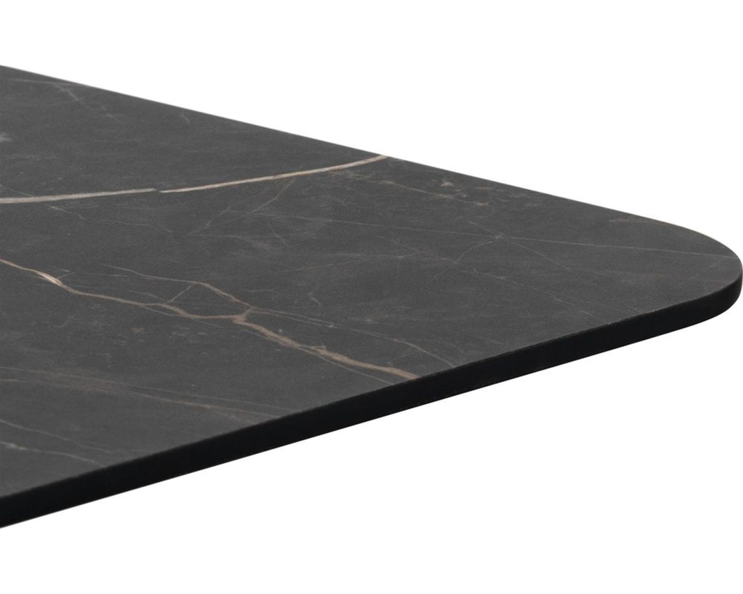Coco Maison Bartisch "Brest", Marmor-Look - Schwarz - 5