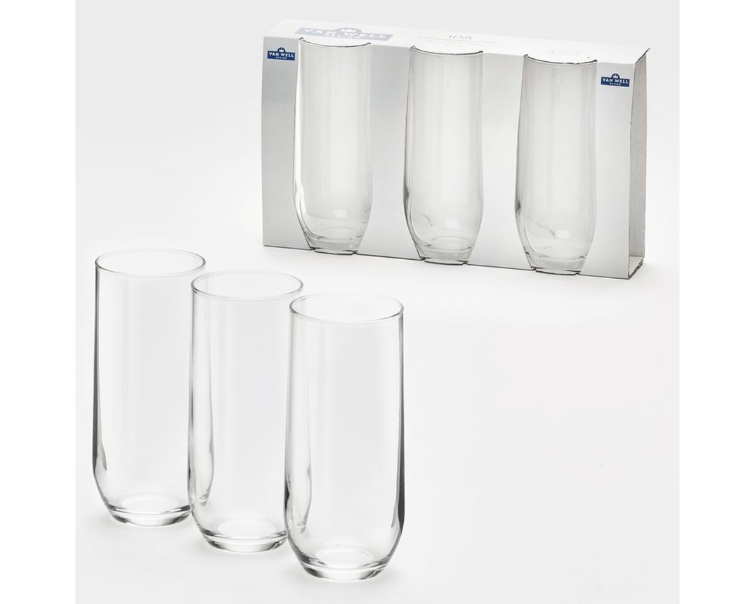 Longdrink 3er-Pack "Ida" - Durchsichtig - 1