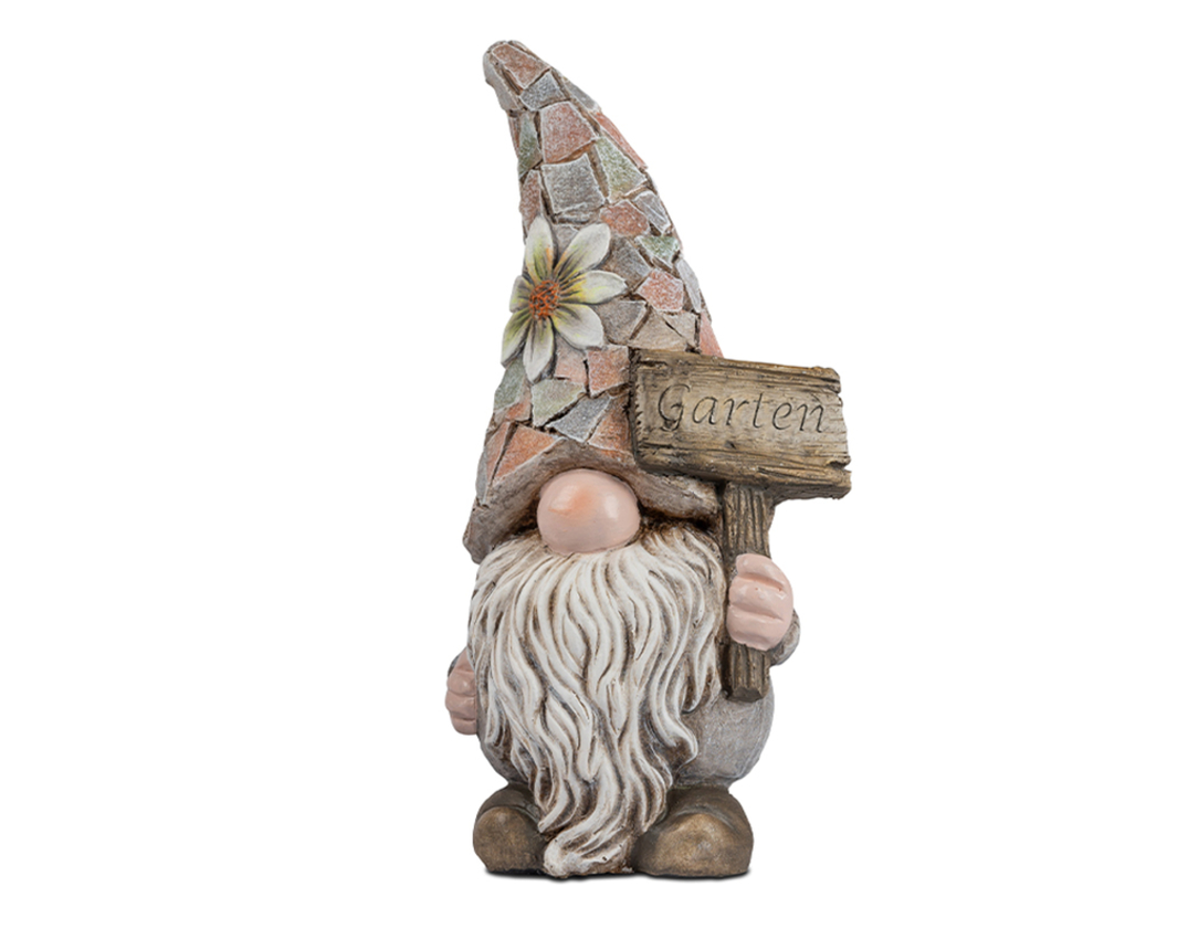 Zwerg, ca. 30 cm hoch - Grau - 2