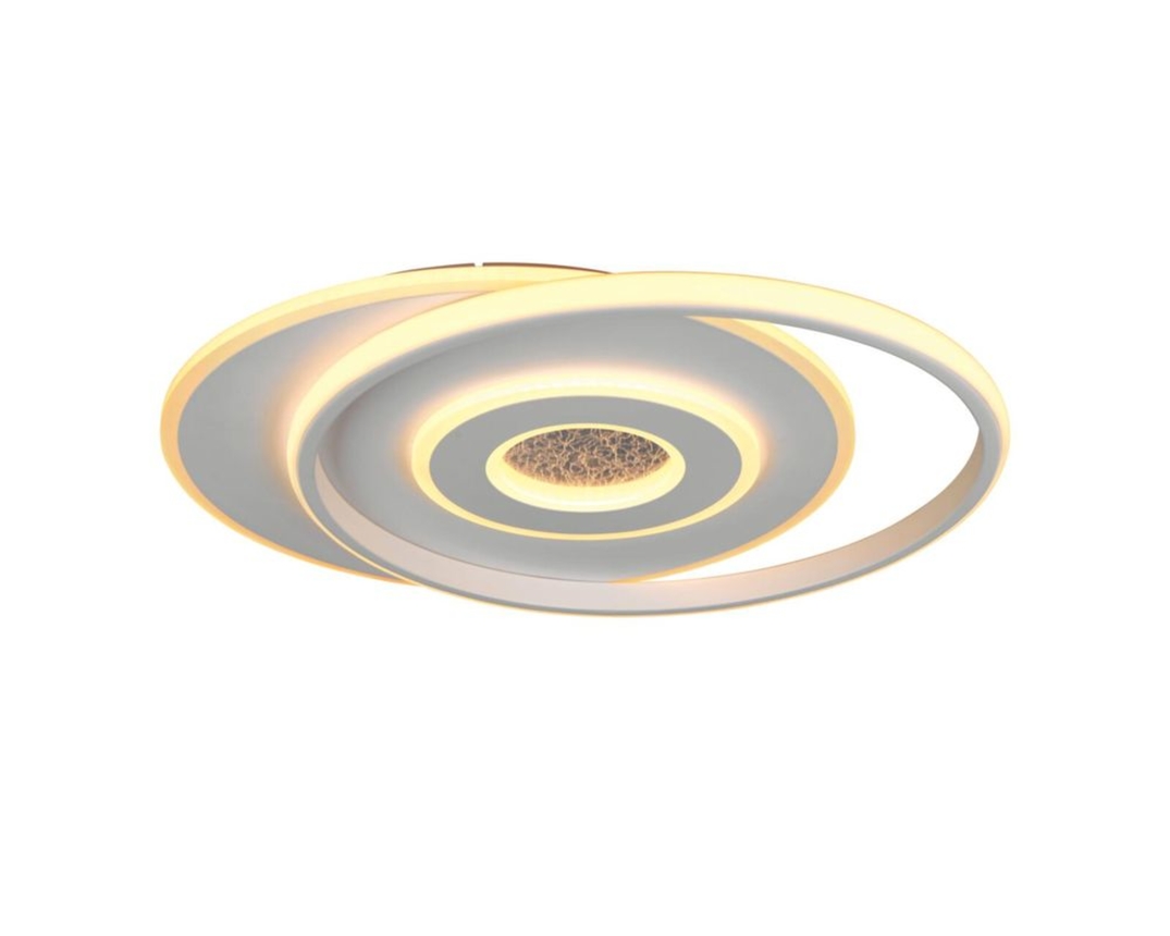 LED-Deckenleuchte "Nazar" mit Switch-Dimmer - Weiß - 1