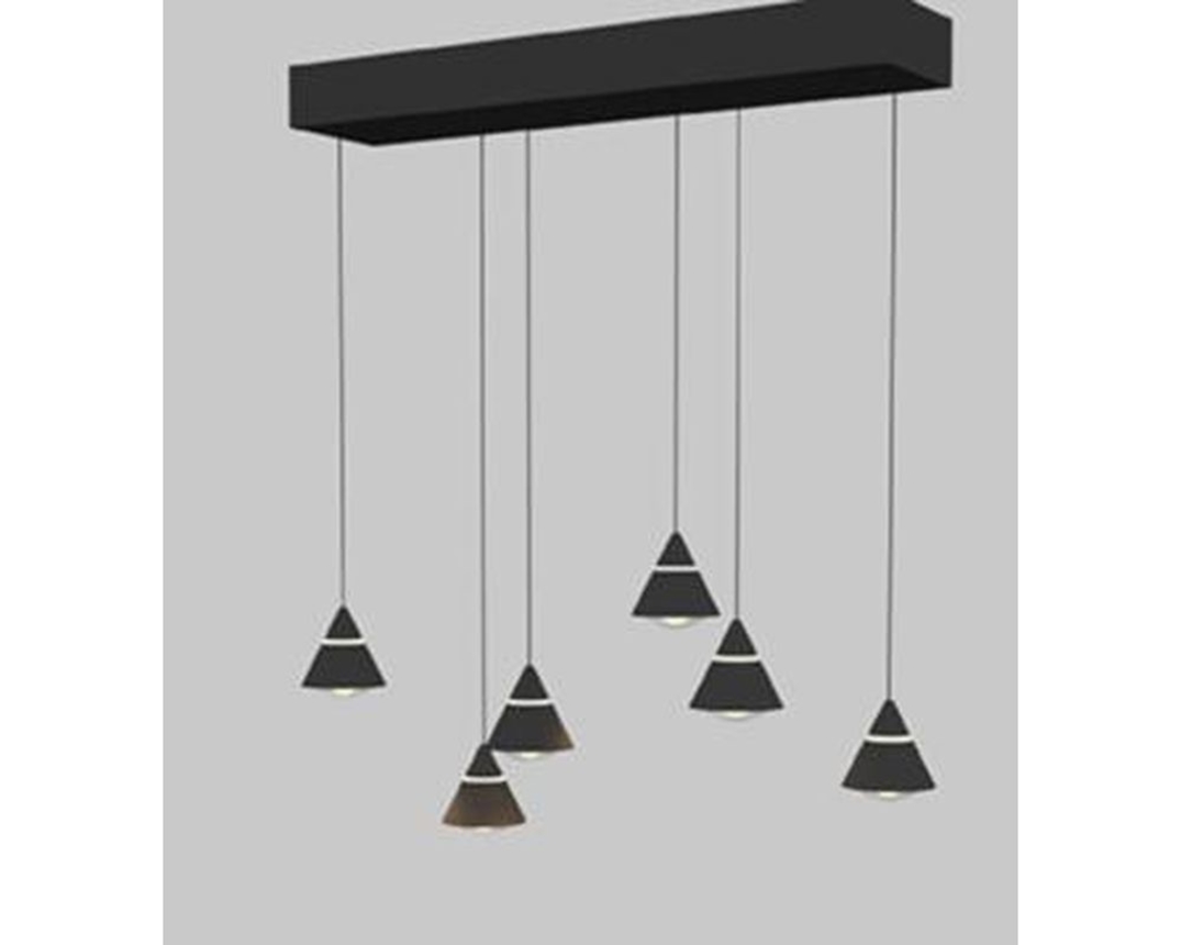 LED-Pendelleuchte "Romeo" mit Easy-Lift-Funktion - schwarz - 2