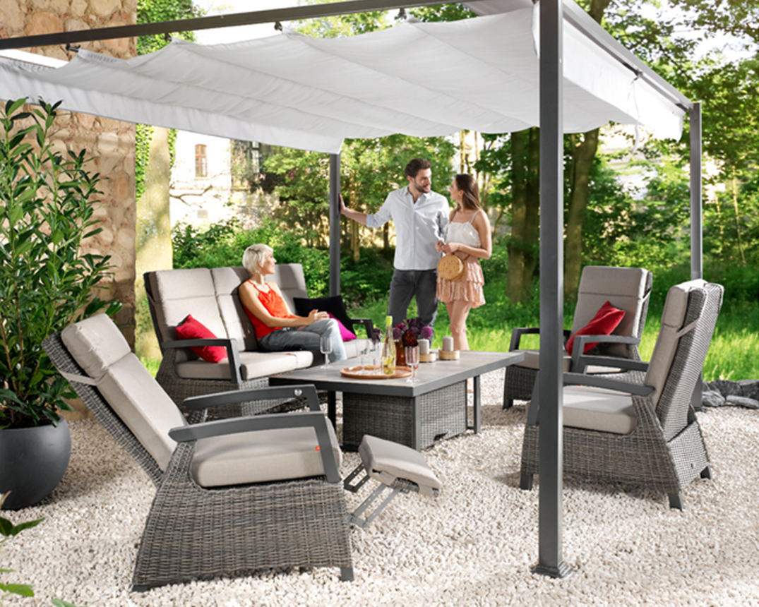 Garten Relax-Loungesessel "Corido" - Charcoal grey - 2