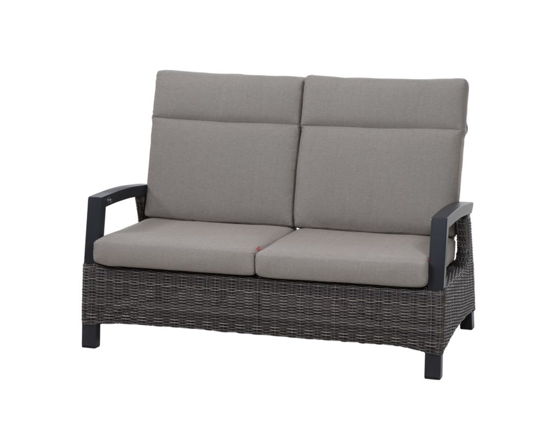 Lounge 2-er Sofa "Corido" mit verstellbarer Rückenlehne - Charcoal Grey - 1