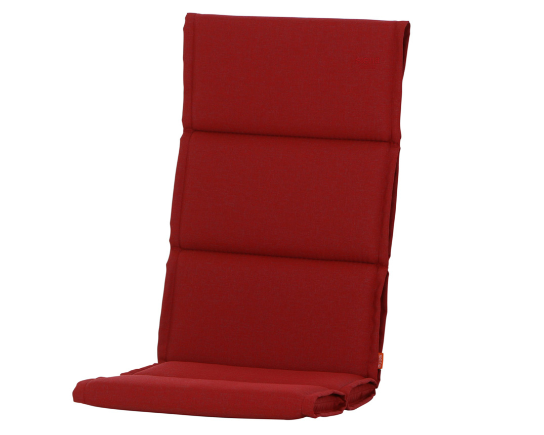 Sesselpolster Hochlehner "Stella", rot - rot - 1
