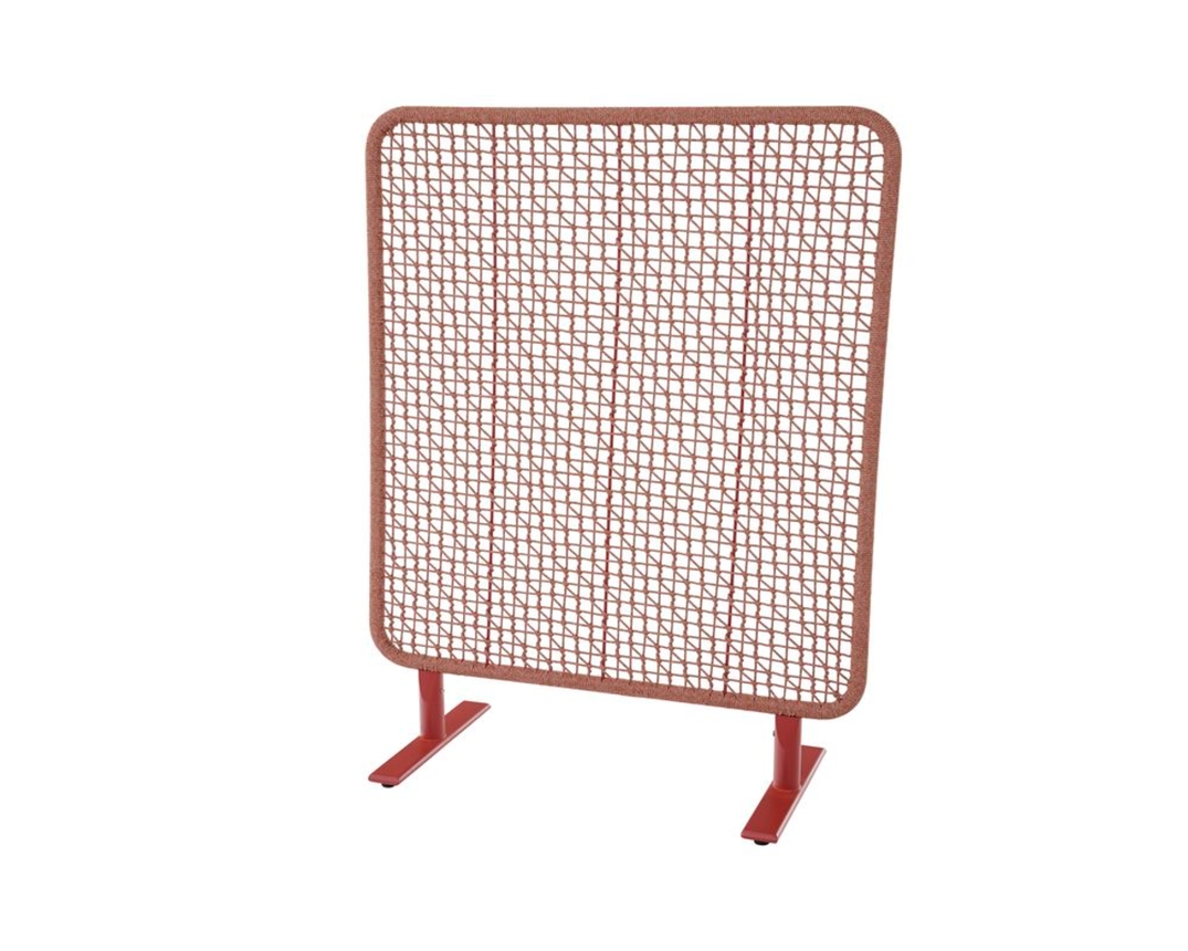 Raumteiler "Visto", rot - Brick - 1