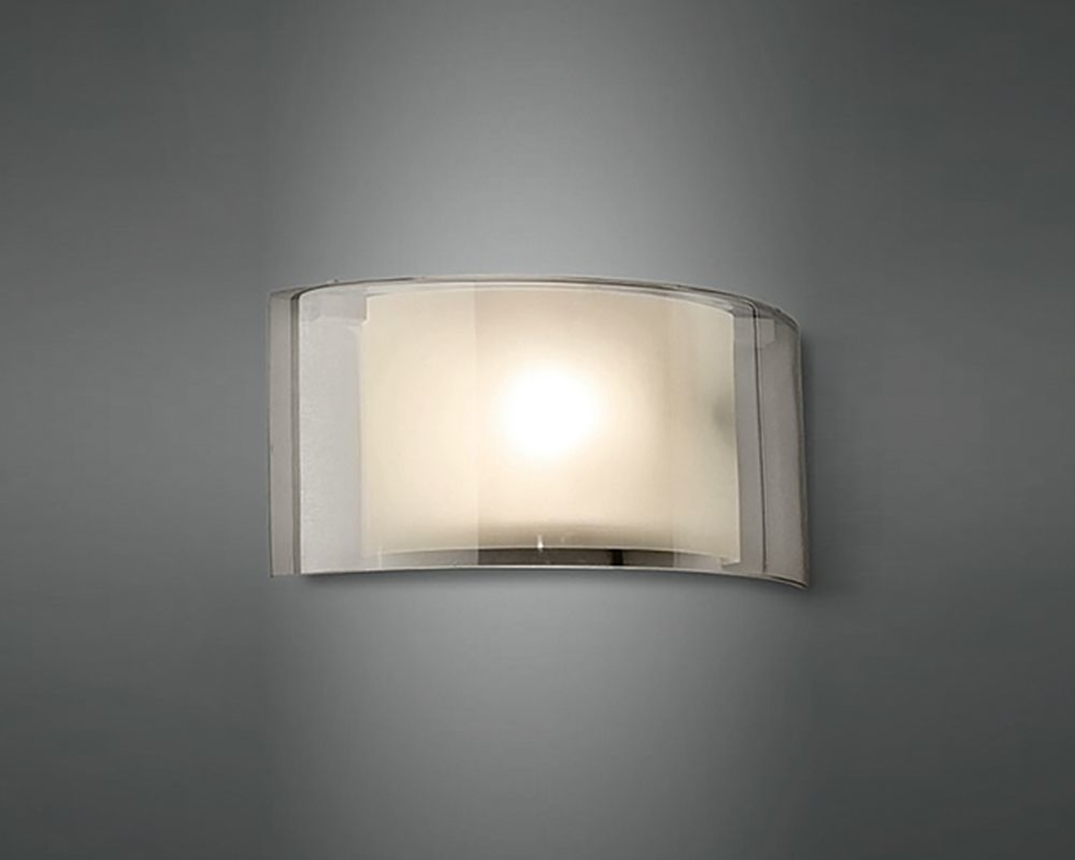 Wandlampe "Alide" aus geblasenem Glas - Weiß - 1