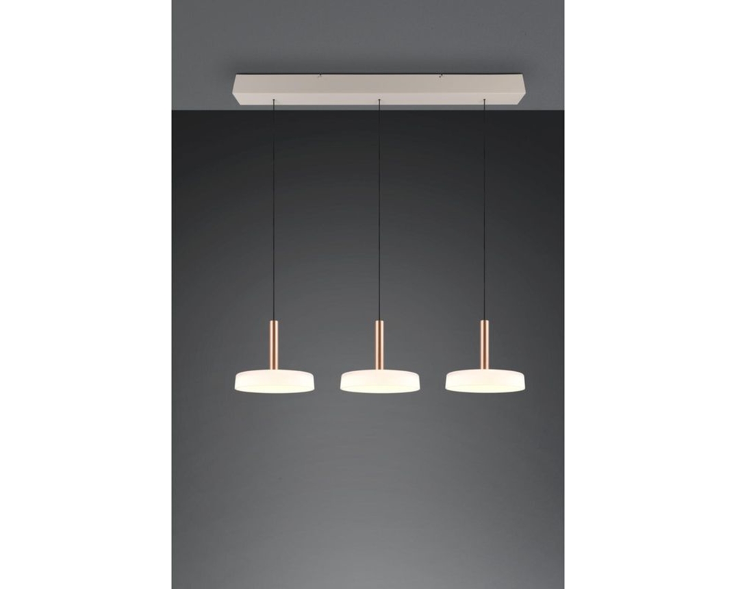 Interliving Pendelleuchte 9351 mit Easy-Lift-Funktion - Warm grey/coffee - 1