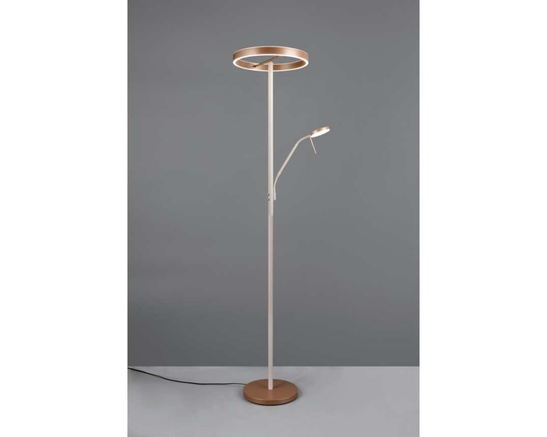 Interliving Stehleuchte 9352, dimmbar, mit Lesearm - Warm grey/coffee - 2