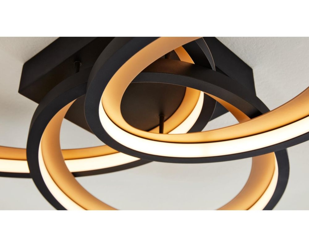 Interliving Deckenleuchte 9337 mit Switch-Dimmer - Warm grey/coffee - 2