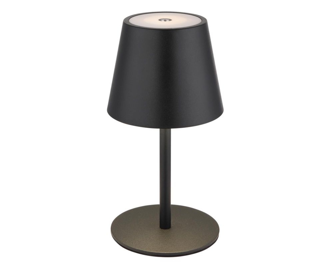 LED-Tischleuchte "Vannie" mit Funktionen, schwarz - Schwarz - 4