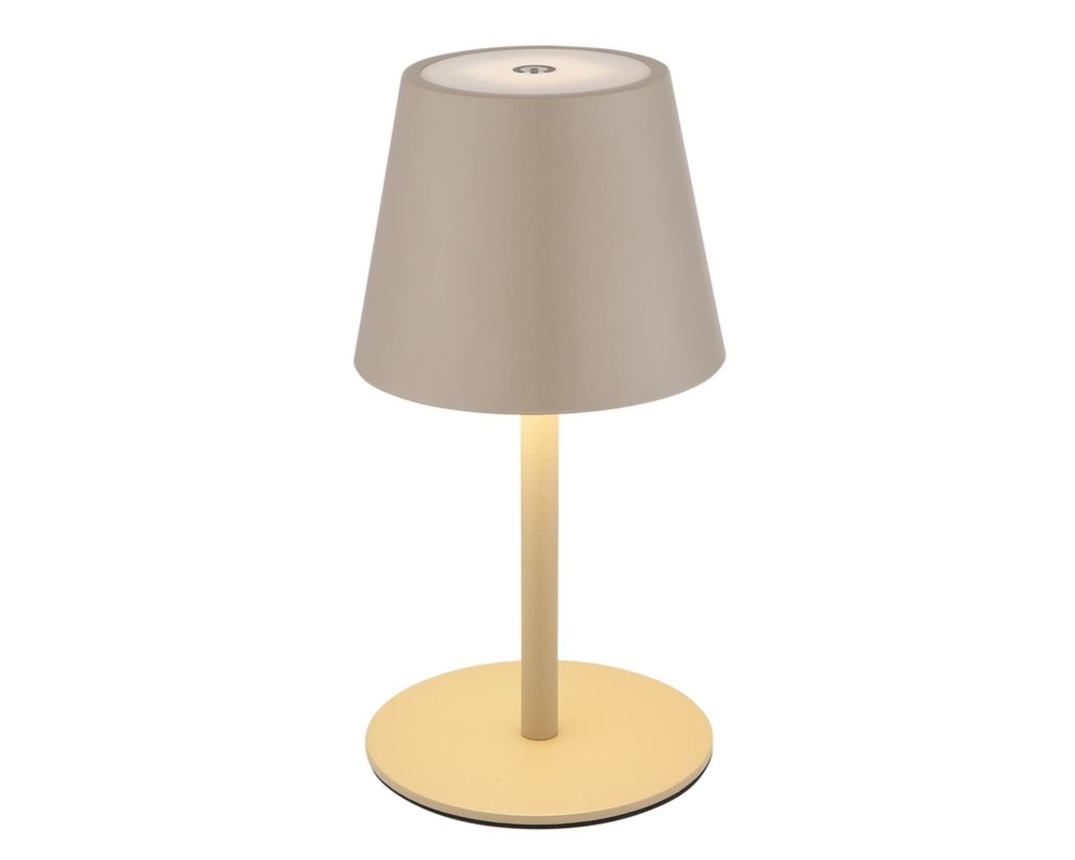LED-Tischleuchte "Vannie" mit Funktionen, beige - Beige - 3