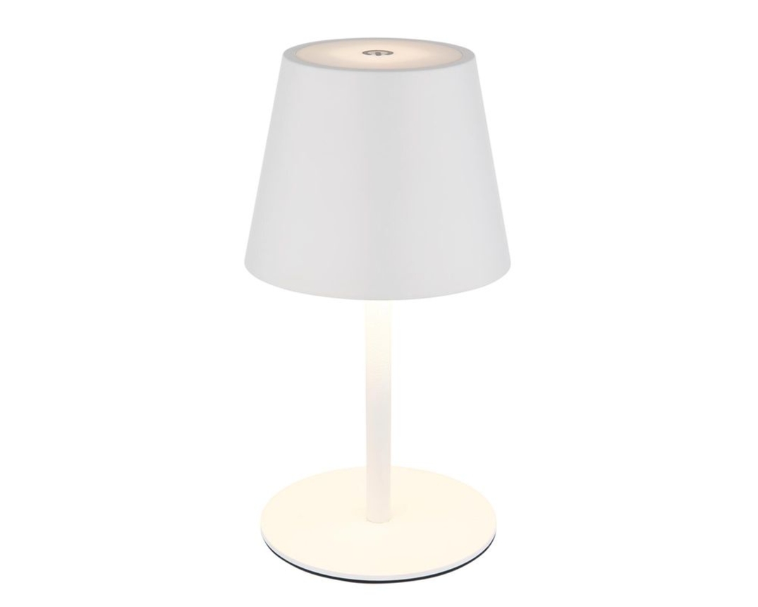 LED-Tischleuchte "Vannie" mit Funktionen, weiß - Weiß - 4