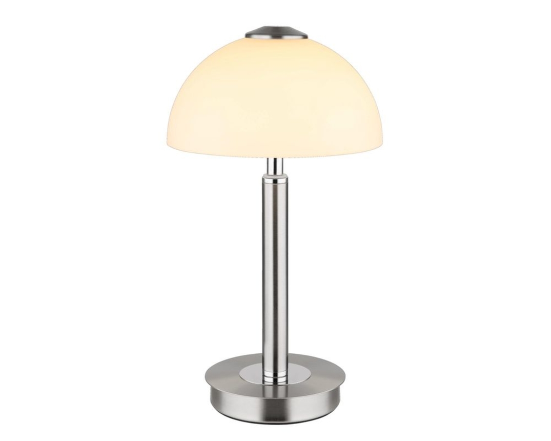 LED-Tischleuchte "Uldin" mit Tastdimmer - Chrom - 1