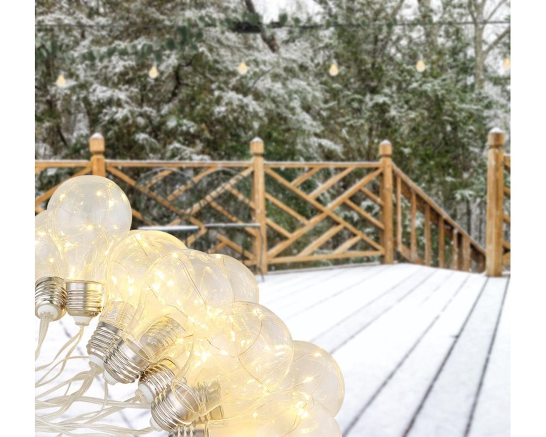 LED-Solarleuchte - Durchsichtig - 2