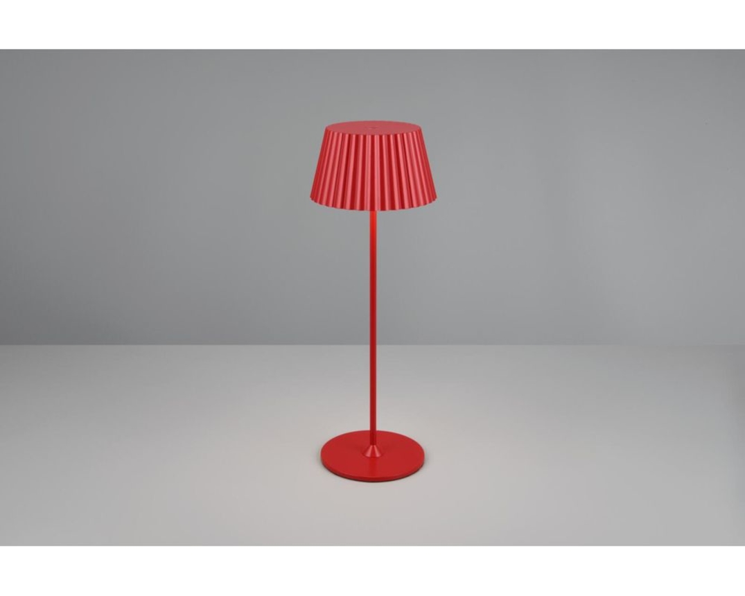 LED-Tischleuchte "Suarez", rot, inkl. Ladestation - Rot - 1