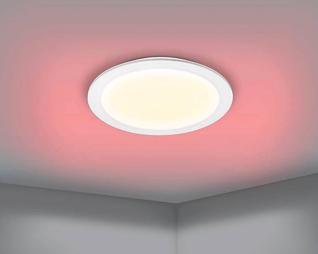 LED-Deckenleuchte "Padrogiano Z" inkl. Sprachtsteuerung - Weiß - 1