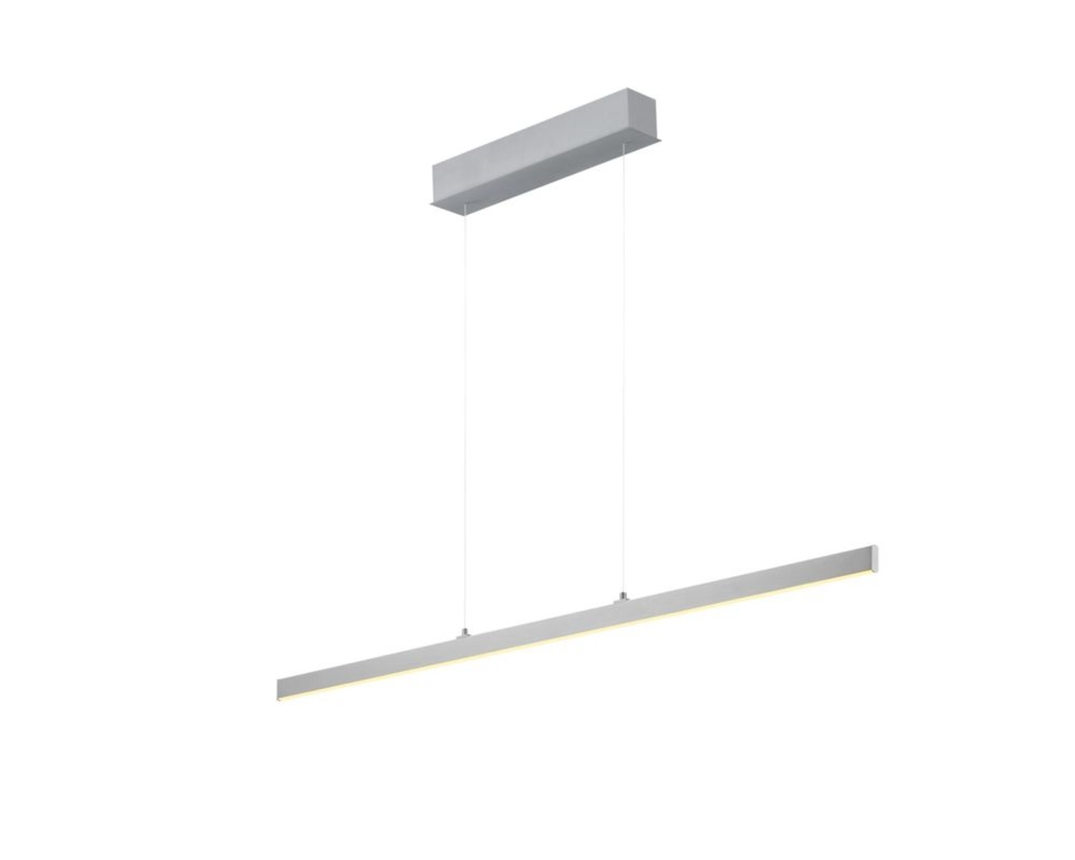 LED-Pendelleuchte "Karo" mit Up- and Down-Beleuchtung - Silber - 2