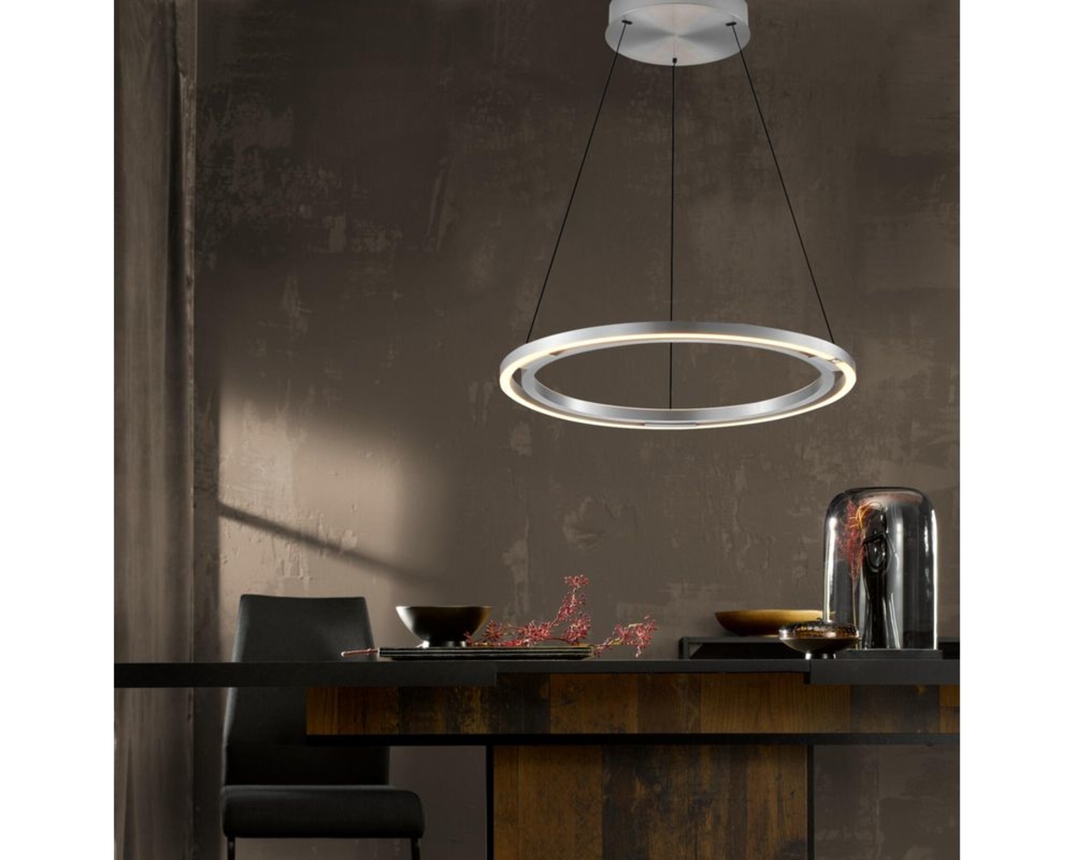 LED-Pendelleuchte "Ringo", getrennt schaltbar, höhenverstellbar - Silber - 1