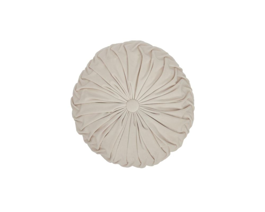 Roomio Kissenhülle No. 9401, rund, Samt, beige - Beige - 1