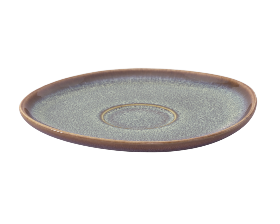 Villeroy & Boch Kaffeeuntertasse "Lave beige" - bläulich - 1