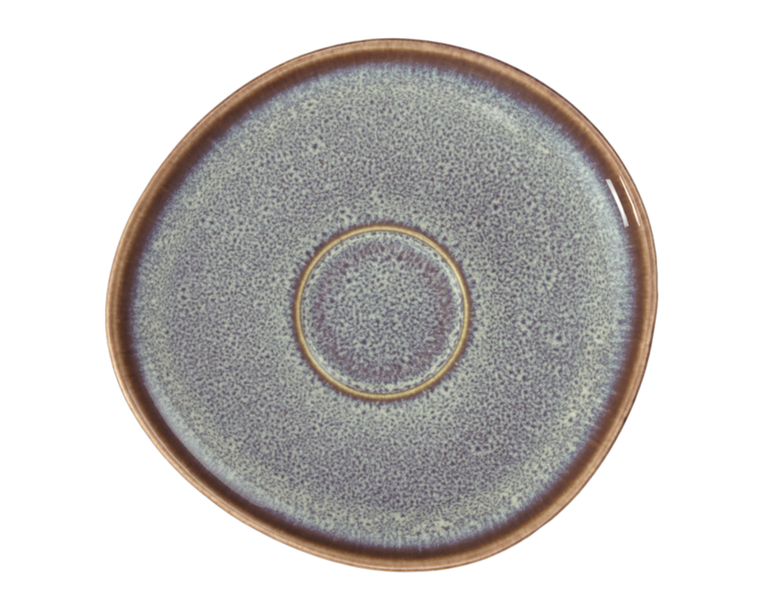 Villeroy & Boch Kaffeeuntertasse "Lave beige" - bläulich - 2