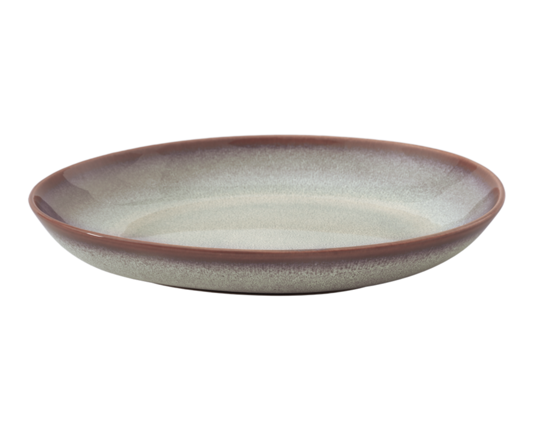 Villeroy & Boch  Schale flach "Lave beige", Ø ca. 27,0cm - bläulich - 1