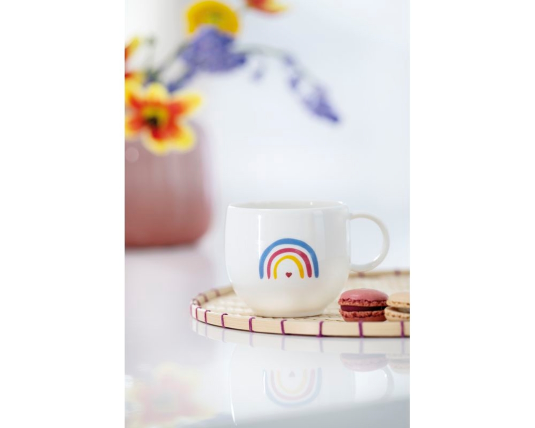 Villeroy & Boch Becher "With Love" mit Henkel - Weiß - 2