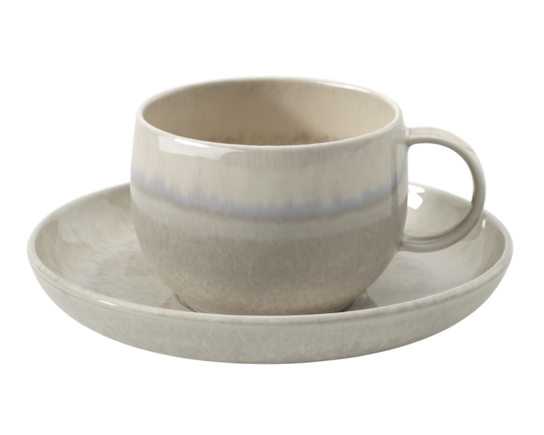 Villeroy & Boch, Kaffeeuntertasse, "Perlemor Sand" - beige - 2