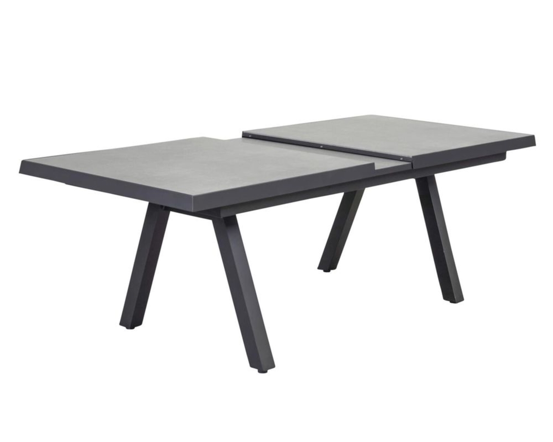 Gartentisch "Vivera", ausziehar, ca. 200(260)x100 cm - Anthrazit - 2
