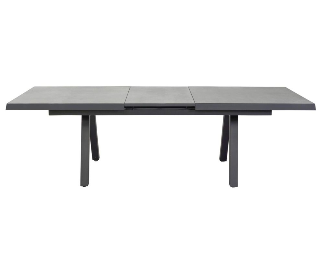 Gartentisch "Vivera", ausziehar, ca. 200(260)x100 cm - Anthrazit - 3