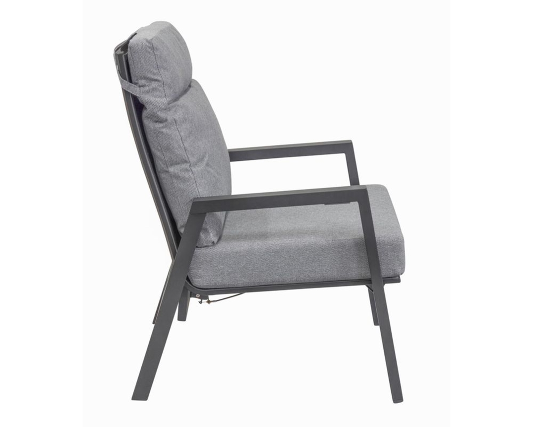 Living-Sessel "Sondrino" inkl. Kissen - Anthrazit - 3