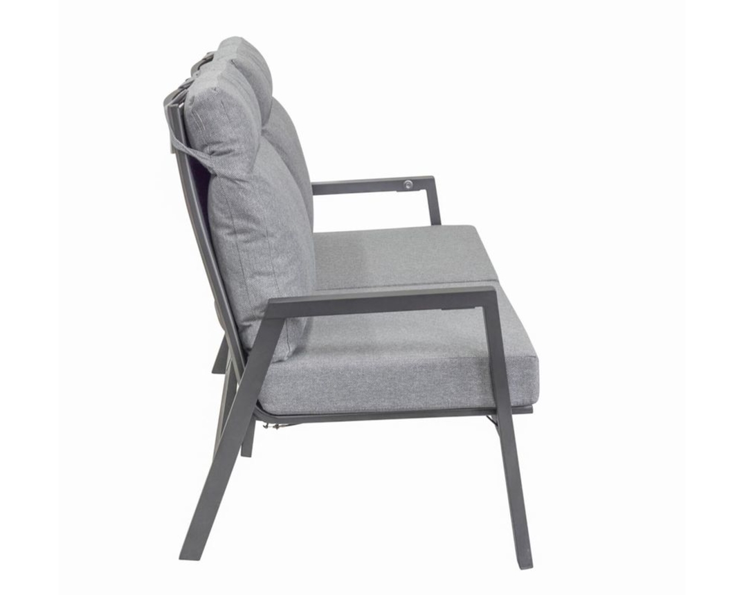 Living-Sofa "Sondrino" - Anthrazit/Grau - 6