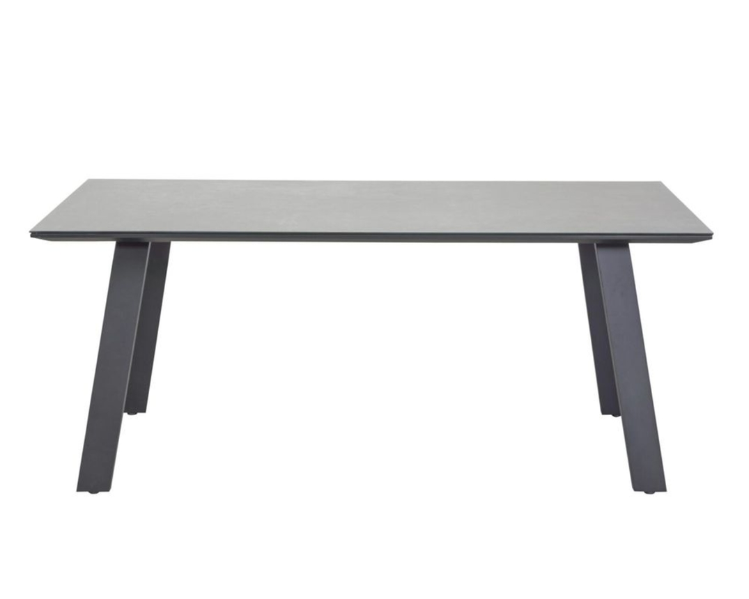 Gartentisch "Stilo", ca. 160x90 cm - Anthrazit / Sintered Stone - 2