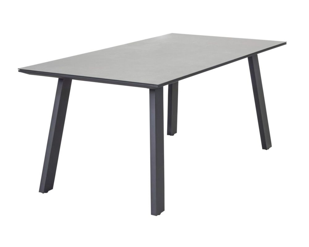Gartentisch "Stilo", ca. 160x90 cm - Anthrazit / Sintered Stone - 4