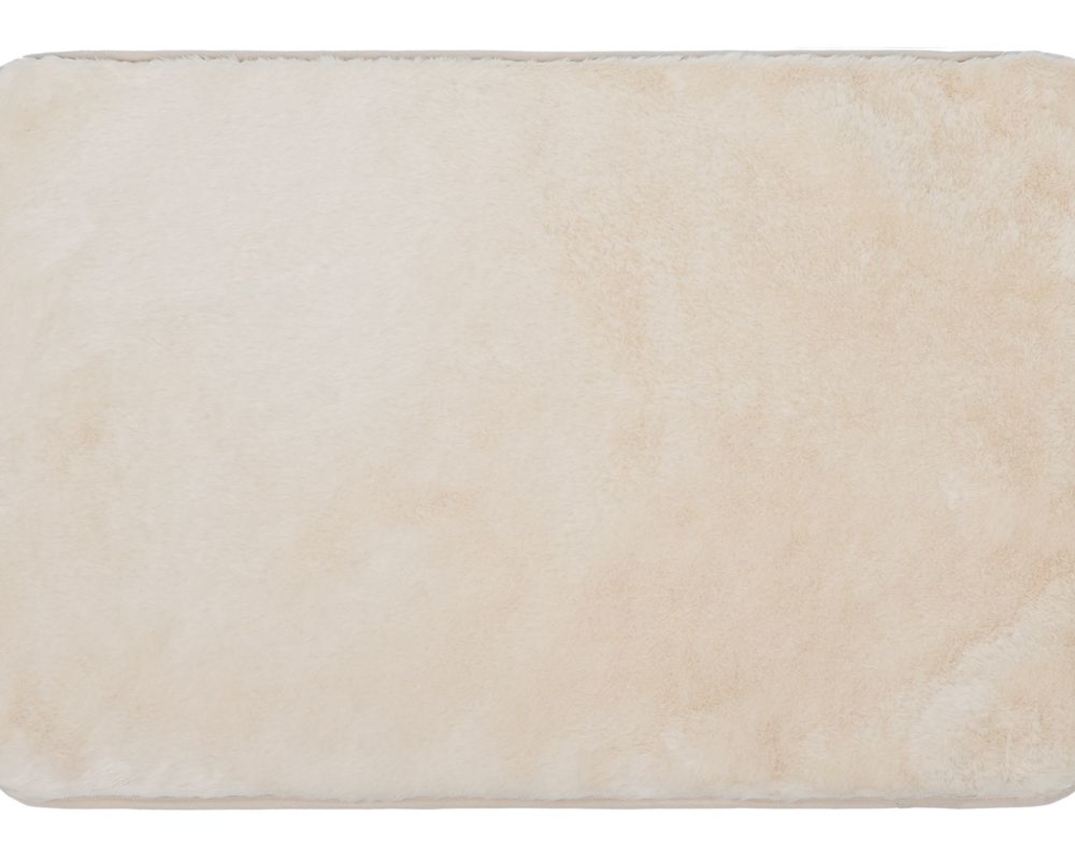 Badteppich "Sable", ivory, ca. 60x90 cm - Ivory - 1