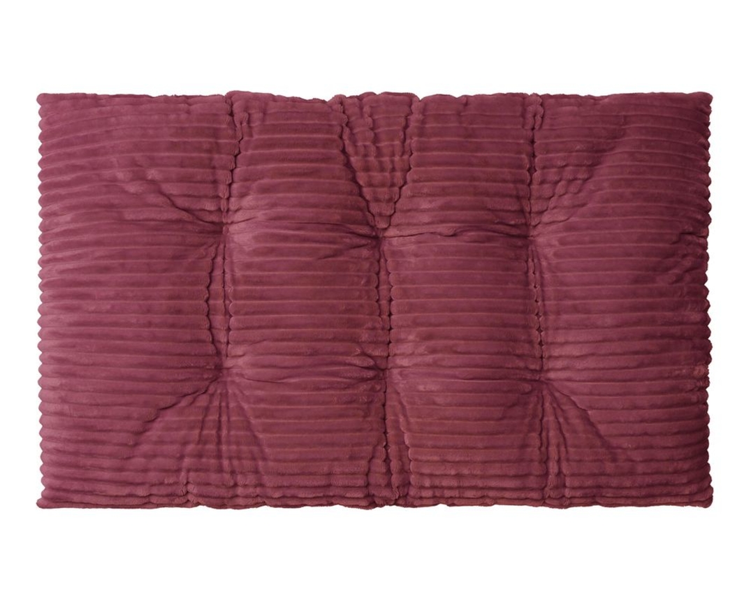XXL-Kissen Breitcord, ca. 70x120 cm - Rot/Blau/Dunkelrot - 1
