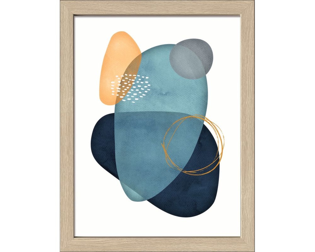 Kunstdruck "Abstract Shapes III" - Bunt - 1