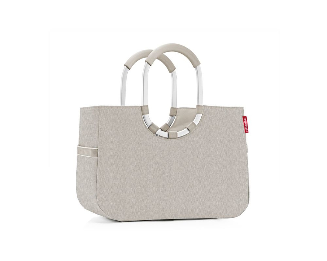 Reisenthel Loopshopper L Frame Rhombus, Herringbone Sand - Sand - 1