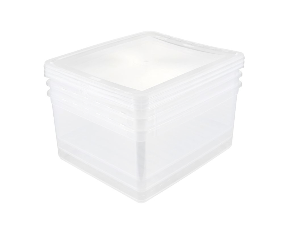 Clearbox "Bea", 3er-Set, 18 L - Durchsichtig - 1
