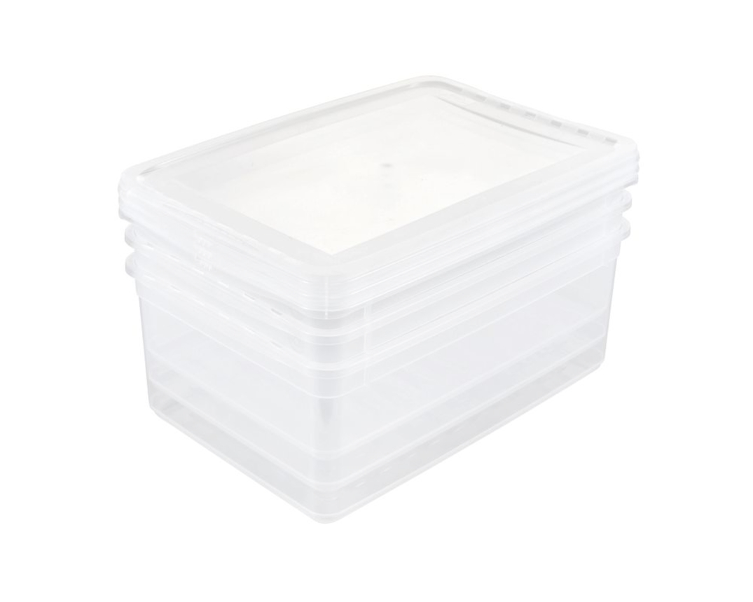 Clearbox "Bea", 3er-Set, 11 L - Durchsichtig - 1