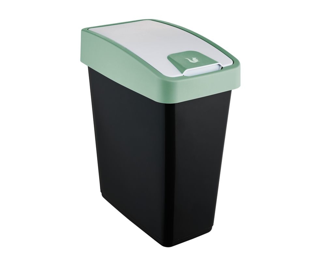 Abfallbehälter "Magna", 25 Liter, grün - Nordic Green - 1